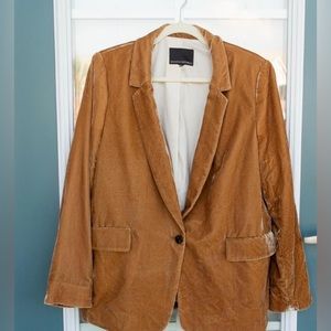Velour looking blazer